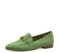 MARCO TOZZI by Guido Maria Kretschmer Damen Loafer mit Absatz aus Leder Elegant, Grün (Apple), 38 EU