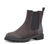 MARCO TOZZI by Guido Maria Kretschmer Damen Chelsea Boots Flach mit Reißverschluss, Grau (Dk.Grey), 40 EU