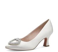 MARCO TOZZI by Guido Maria Kretschmer Damen Pumps Spitz Elegant, Weiß (Ivory Satin), 40 EU