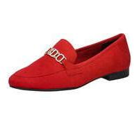 MARCO TOZZI by Guido Maria Kretschmer Damen Slipper aus Leder Elegant, Rot (Red), 36 EU