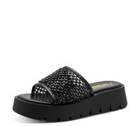 Marco Tozzi by Guido Maria Kretschmer Damen Sandale weiches Feel Me Fußbett weiches Innenfutter Stylisch, schwarz (Black), 37 EU