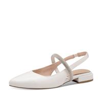 MARCO TOZZI by Guido Maria Kretschmer Damen Slingpumps Spitz Elegant, Beige (Ivory patent), 38 EU