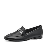 Loafer MARCO TOZZI BY GMK, Damen, Gr. 38, schwarz, Nappaleder, unifarben, elegant, Schuhe, Blockabsatz, Slipper, Businessschuh mit Feel Me-Ausstattung (97786042-38) schwarz