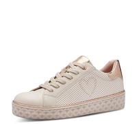MARCO TOZZI by Guido Maria Kretschmer Damen Sneaker flach mit dicker Sohle Bequem, Beige (Powder Comb), 39 EU