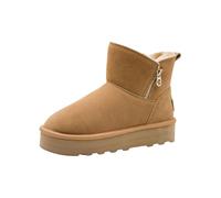 MARCO TOZZI by Guido Maria Kretschmer Damen Stiefeletten aus Leder Warm, Braun (Cognac), 40 EU