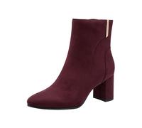 MARCO TOZZI by Guido Maria Kretschmer Damen Stiefeletten Spitz mit Blockabsatz, Rot (Mulberry), 36 EU