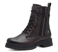 MARCO TOZZI by Guido Maria Kretschmer Damen Stiefeletten zum Schnüren aus Kunstleder mit Reißverschluss, Braun (Mocca), 41 EU