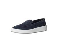 MARCO TOZZI by Guido Maria Kretschmer Herren Slipper aus Leder mit dicker Sohle, Blau (Navy), 46 EU