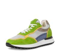 MARCO TOZZI by Guido Maria Kretschmer Herren Sneaker flach aus Leder mit dicker Sohle, Mehrfarbig (Green Comb), 42 EU