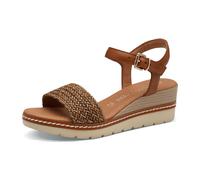 Marco Tozzi Sandalen Leder/Textil Cognac - 40