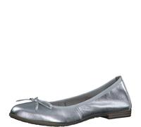 Marco Tozzi Da.-Ballerina für Damen, silber, Größe 38 EU
