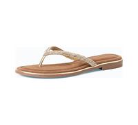 Marco Tozzi Da.-Pantolette für Damen, gold, Größe 42 EU
