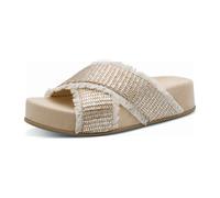 Marco Tozzi Da.-PantoletteModel 8750046 für Damen, gold, Größe 40 EU