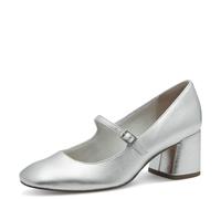 Marco Tozzi Da.-Pumps für Damen, silber, Größe 39 EU