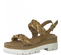 Marco Tozzi Da.-Sandalette für Damen, braun, Größe 38 EU