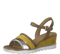 Marco Tozzi Da.-Sandalette für Damen, gelb, Größe 38 EU