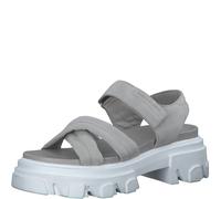 Marco Tozzi Da.-Sandalette für Damen, grau, Größe 39 EU