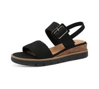 Marco Tozzi Da.-Sandalette für Damen, schwarz, Größe 38 EU