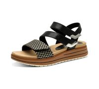 Marco Tozzi Da.-Sandalette für Damen, schwarz, Größe 38 EU