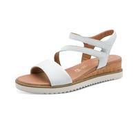 Marco Tozzi Da.-Sandalette für Damen, weiß, Größe 40 EU