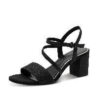 Marco Tozzi SANDALETTE für Damen, schwarz, Größe 37 EU