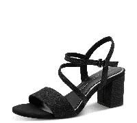 Marco Tozzi - Da.-Sandalette schwarz BLACK METALLIC - Gr. - 41