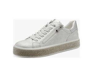 Marco Tozzi Da.-Schnürer für Damen, silber, Größe 41 EU