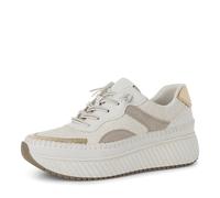 Marco Tozzi Da.-SchnürerModel 2373342 für Damen, weiß, Größe 37 EU