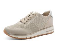 Marco Tozzi Damen Sneaker weiches Feel Me Wechselfußbett weiches Innenfutter Vegan Modern, beige (Dune Comb), 39 EU