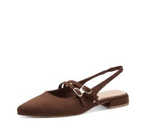 Marco Tozzi - Da.-Sling braun CHOCO - Gr. - 37