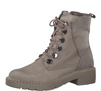 Marco Tozzi Damen 2-2-25201-29 Leder Schnürstiefelette Stiefelette, Taupe Nubuck, 40 EU