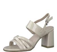 Marco Tozzi Damen 2-2-28314-20 Sandalette Sandale mit Absatz, Powder PATENT, 38 EU
