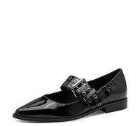 Marco Tozzi Damen 2-22128-45 Ballerina, Black Patent, 37 EU