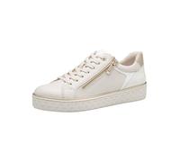 Marco Tozzi Damen Sneaker 2-23709-41 Vegan flach Freizeit Beige (Cream Comb) Größe 38