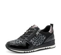 MARCO TOZZI Damen-Schnürhalbschuh Schwarz-Grau-Weiß 40