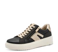 MARCO TOZZI Damen-Sneaker Schwarz-Beige 39