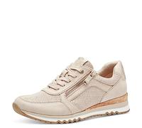 Keilsneaker MARCO TOZZI Gr. 40, beige (hellbeige) Damen Schuhe Sneaker in veganer Verarbeitung, Freizeitschuh, Halbschuh, Schnürschuh (44748526-40)