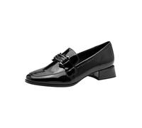 Marco Tozzi Damen Slipper Slip-on – Elegant mit Blockabsatz – Schwarz, Gr. 41 EU
