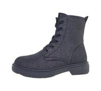 MARCO TOZZI Damen 2-25282-41 Schnürboot, Black Glitter, 38 EU