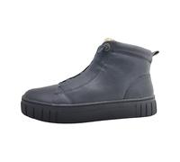 MARCO TOZZI Damen Stiefeletten zum Schnüren ohne Absatz mit Reißverschluss, Schwarz (Black), 37 EU