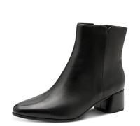 Stiefelette MARCO TOZZI "Marco Tozzi Stiefelette Leder", Damen, Gr. 41, schwarz, Leder, Schuhe (88228802-41) schwarz