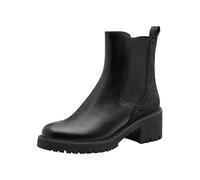 Marco Tozzi Chelsea-Boots M2541545 Damen mit Blockabsatz, Glitzerdetails Schwarz 38