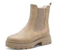 Marco Tozzi Damen 2-26437-45 Chelsea-Stiefel, Beige, 39 EU