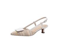 MARCO TOZZI Damen Slingpumps Spitz Elegant, Mehrfarbig (White Multi), 39 EU
