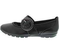 Marco Tozzi Damen Ballerinas aus Leder mit Klettverschluss