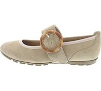 Marco Tozzi Damen Ballerinas aus Leder mit Klettverschluss