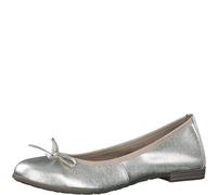 MARCO TOZZI Damen Ballerinas aus Leder mit Schleife, Gold (Gold), 36 EU