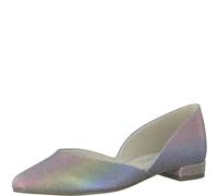 MARCO TOZZI Damen Ballerinas, Blockabsatz, weiches FEEL ME Fußbett, ideal für Business und Freizeit