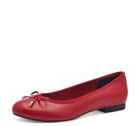 MARCO TOZZI Damen Ballerinas mit Schleife Vegan, Rot (Red), 39 EU