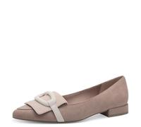 MARCO TOZZI Damen Ballerinas Spitz Kleiner Absatz, Rosa (Nude Comb), 40 EU